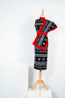 NTU Ladies Dress With Sash (Black and White)