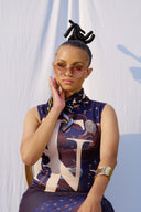 NTU Nomvula Sheath Dress (Navy)
