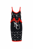 NTU Ladies 2 Piece Skirt and Bra (Black)