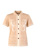 NTU Knitted Short Sleeved Shirt (Beige)