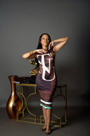 NTU Nomvula Sheath Dress (Brown)