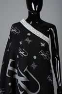 NTU Men’s Maxi Shawl (Black Mono)