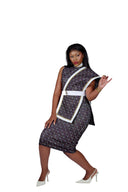 NTU Ladies Dress With Sash (Brown)