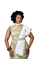 NTU Ladies Dress With Sash (Lime)
