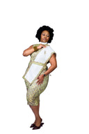 NTU Ladies Dress With Sash (Lime)
