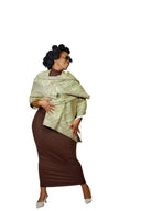 NTU Ladies Maxi Shawl (Lime)