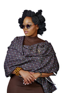 NTU Ladies Maxi Shawl (Brown)