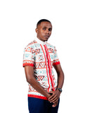NTU Men’s Chinese Collar Shirt (Offwhite)