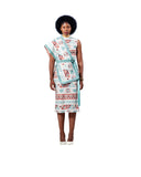 NTU Ladies Dress With Sash (Offwhite)