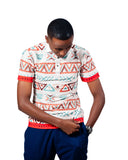 NTU Men’s Chinese Collar Shirt (Offwhite)