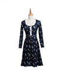 NTU Mono Pleated Dress (Black)