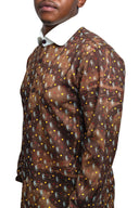NTU Men’s Shirt (Brown Mono)
