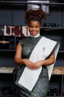 NTU Ladies Dress With Sash (Green)