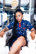 NTU Cropped Mono Golfer (Navy)