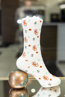 NTU Offwhite Mono Socks