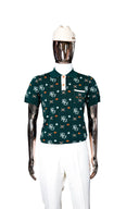 NTU Men’s Mono Golf T-shirt (Green knit)